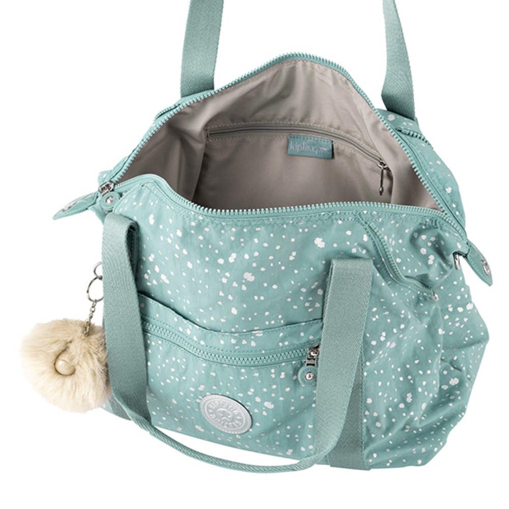 Kipling Handbag Basic Plus Mint Light Blue - image 4